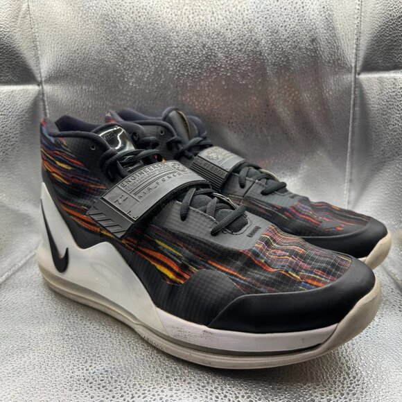 Size 12 Nike Air Force‎ Max Multicolor Mens Mid Top Basketball Shoes AR0974-101 main image 7
